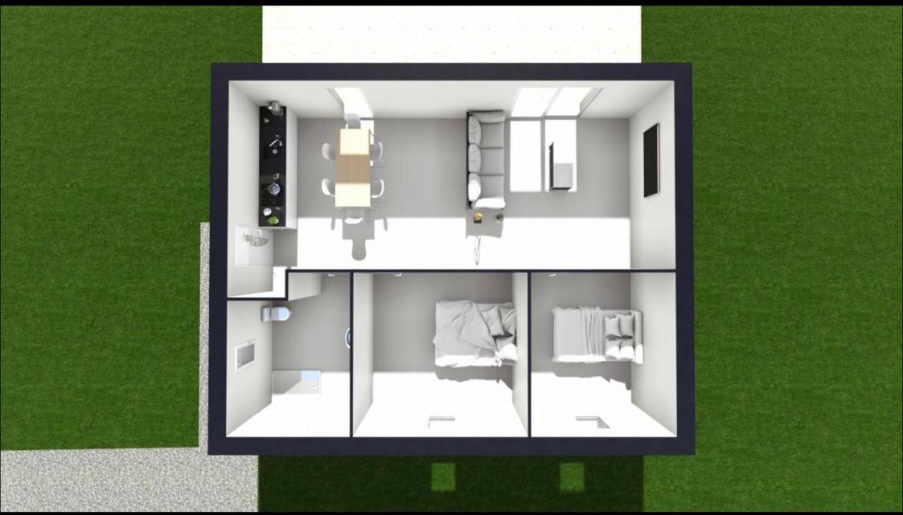 Maison Individuelle Neuve Plein Pied Avec Terrasse Et Jardin Clos 10Minutes A Pied De La Plage Quiberville Eksteriør billede
