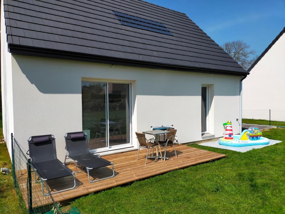 Maison Individuelle Neuve Plein Pied Avec Terrasse Et Jardin Clos 10Minutes A Pied De La Plage Quiberville Eksteriør billede